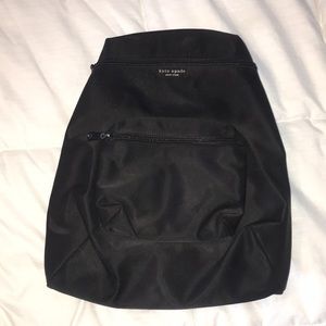 BARELY USED REAL KATE SPADE black mini backpack